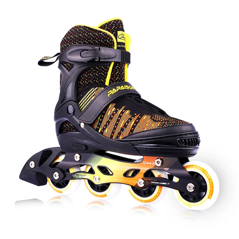 Popular Adjustable Inline Skates With LED Light Carbon Steel ABEC-7 Bearing Roller Skates Kids Boys Girls Skate Shoes