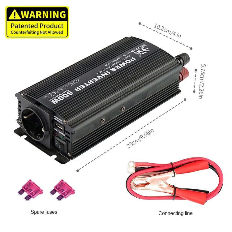 Newly Technology DC 12v 24v to AC 110V 220V Modified Sine Wave Solar Inverter for car application