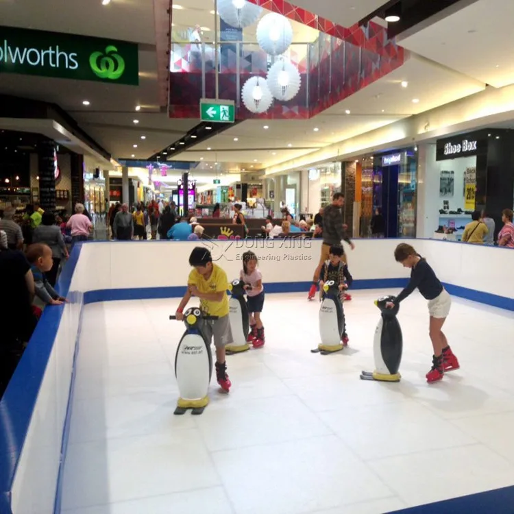 DONG XING cut to size artificial rink synthetic ice skating with faster delivery time