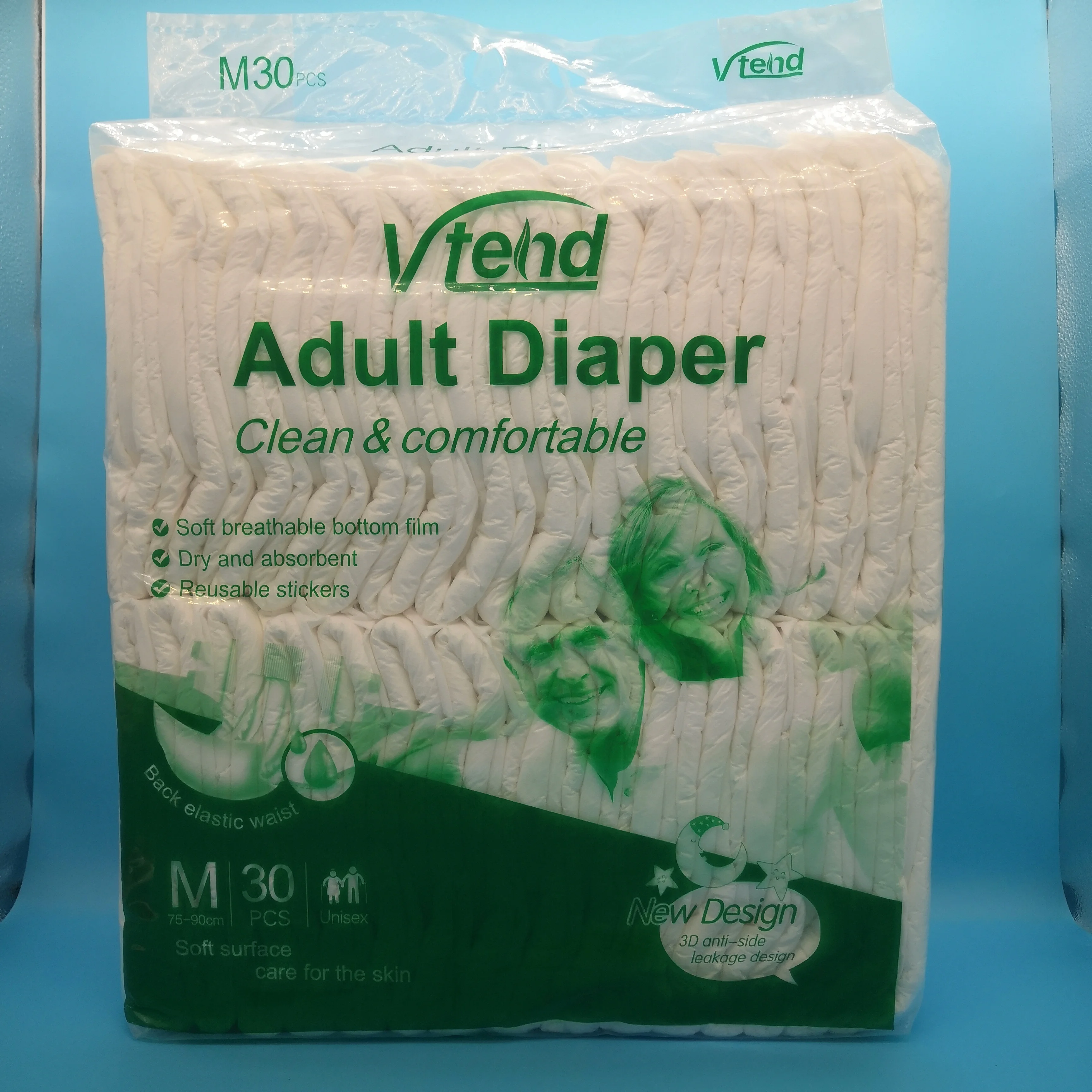 Hot Selling Soft Comfortable Adult Diapers Wholesale Liners Private Label Adult Diaper for Elderly