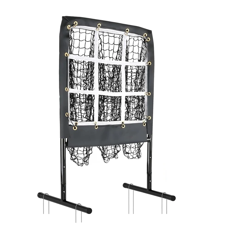 9 Hole Pitching Net For Baseball & Softball,Practice Pitching,Throwing,Improve Accuracy Pitching Target,Height adjustable