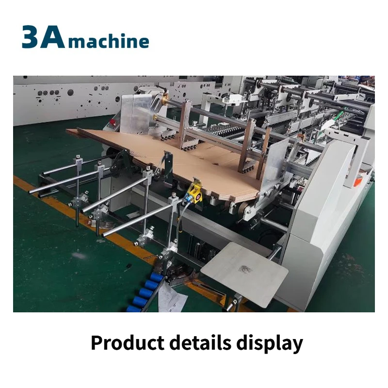 1300^JGKW Cardboard/Corrugated Box Dual-use Lock Bottom Gluing Machines Folding Gluing Machine Gluing Machine Box