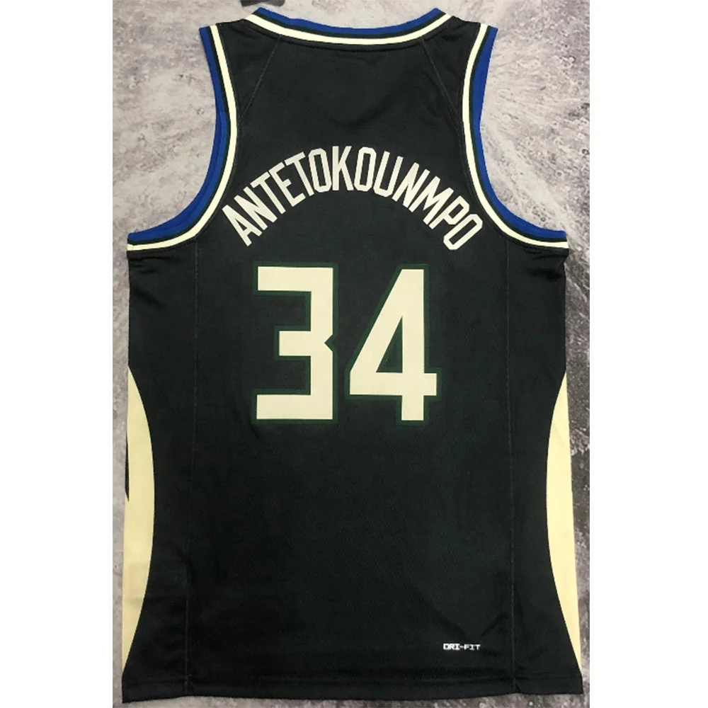 2023 Season  Milwaukee Basketball Jersey Bucks basketball Uniform Custom Your Name Giannis Antetokounmpo Sports Wear