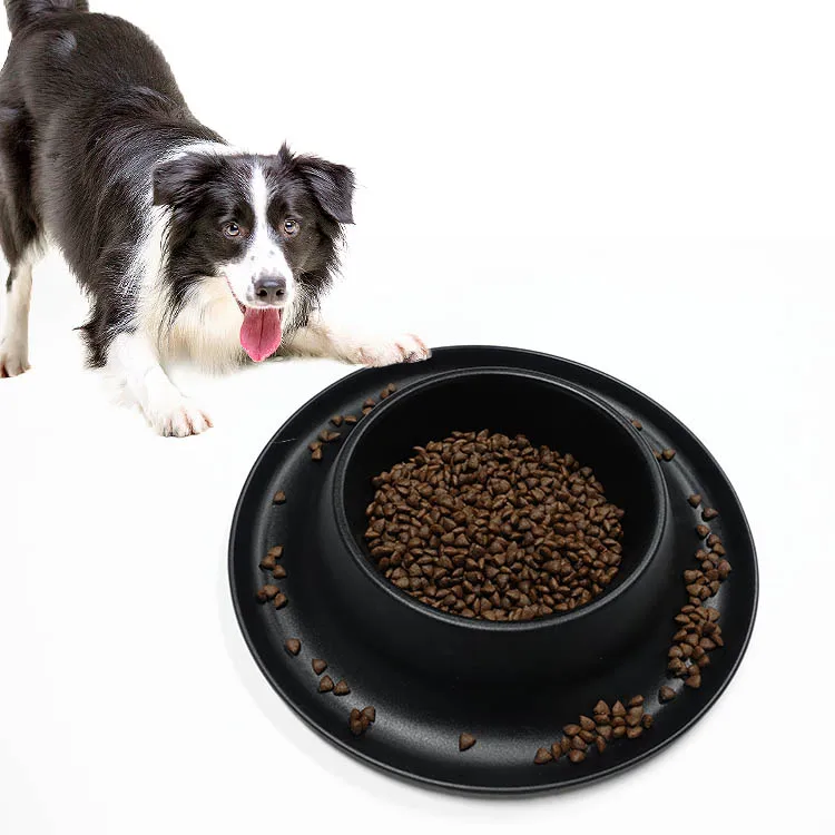 Custom Logo BPA Free High Quality Modern Single Round Pet Feeding Bowls Non-Slip Small Cute Cat Dog Food Eating And Water Bowl