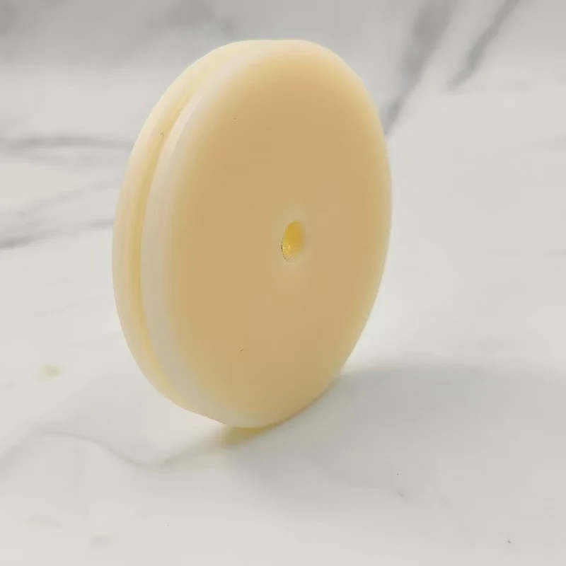 Factory Custom Plastic Pom Peek Acetal Derlin Parts Cnc Machining Service Plastic Wheel Gear Roller Idler Wheel