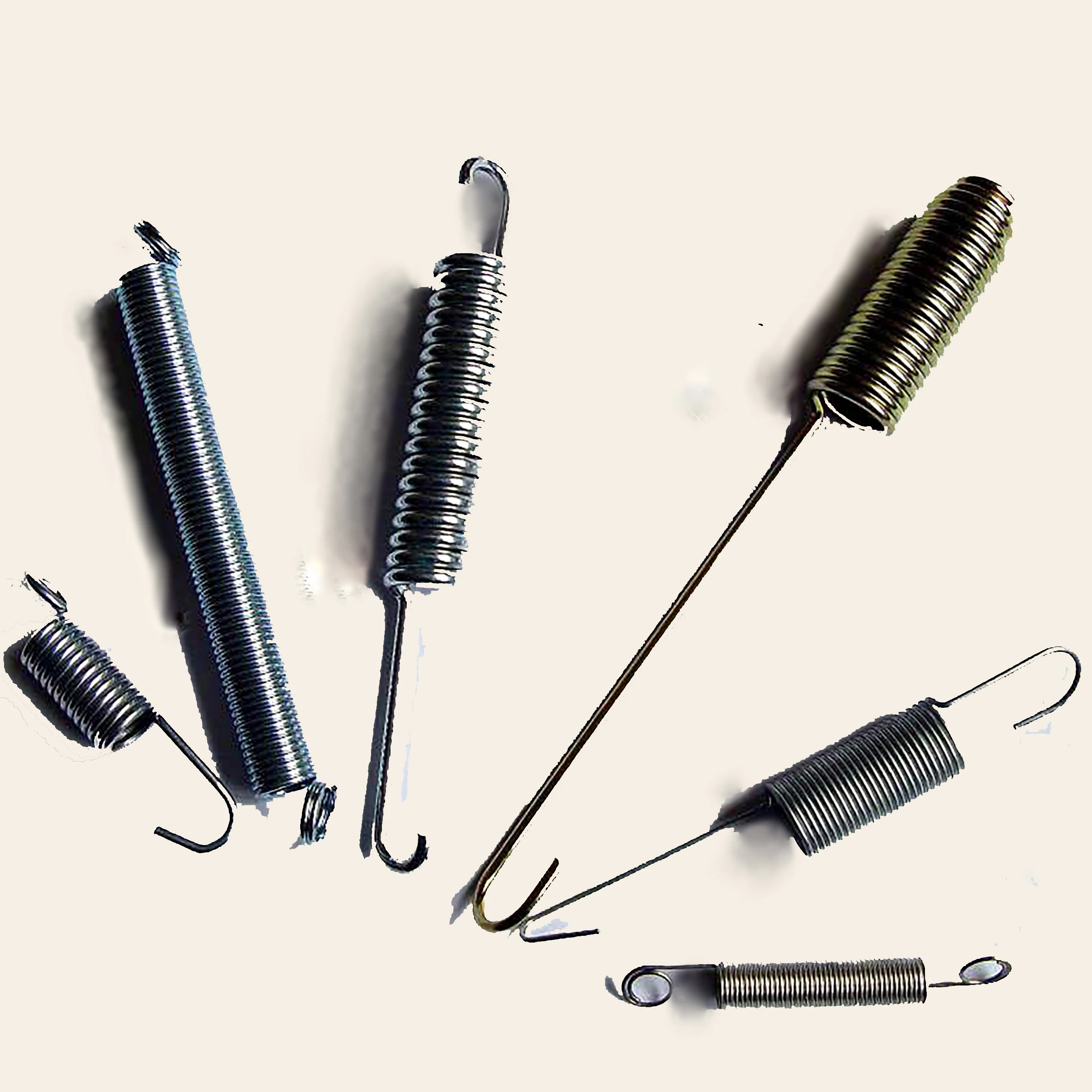 5.0mm Diameter Steel Tension Spring Pullback Draught Wire with 30mm Outer Diameter Compression Coil Extension in Spiral Style
