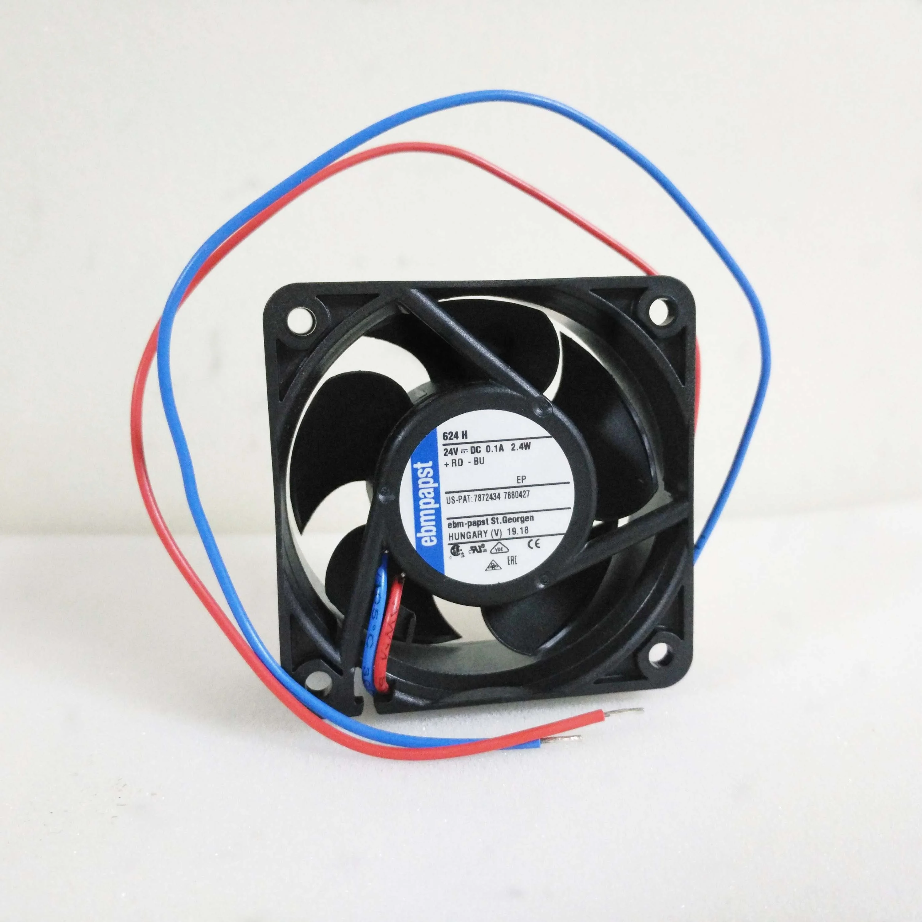 624H ebmpapst  fan  axial  EBMPAPST TYPE:624 H EBM FAN  24V
