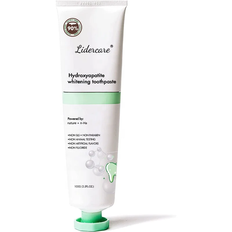 Custom Logo Fluoride-free Herbal Non Fluoride Whitening Nano Hydroxyapatite Toothpaste