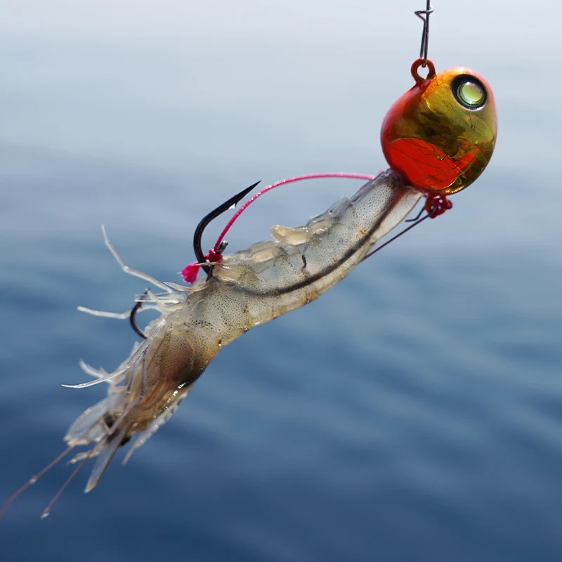 ECOODA Tenya Jig Head 40g/60g/80g Rubber Jig Head Rock Fishing Bait
