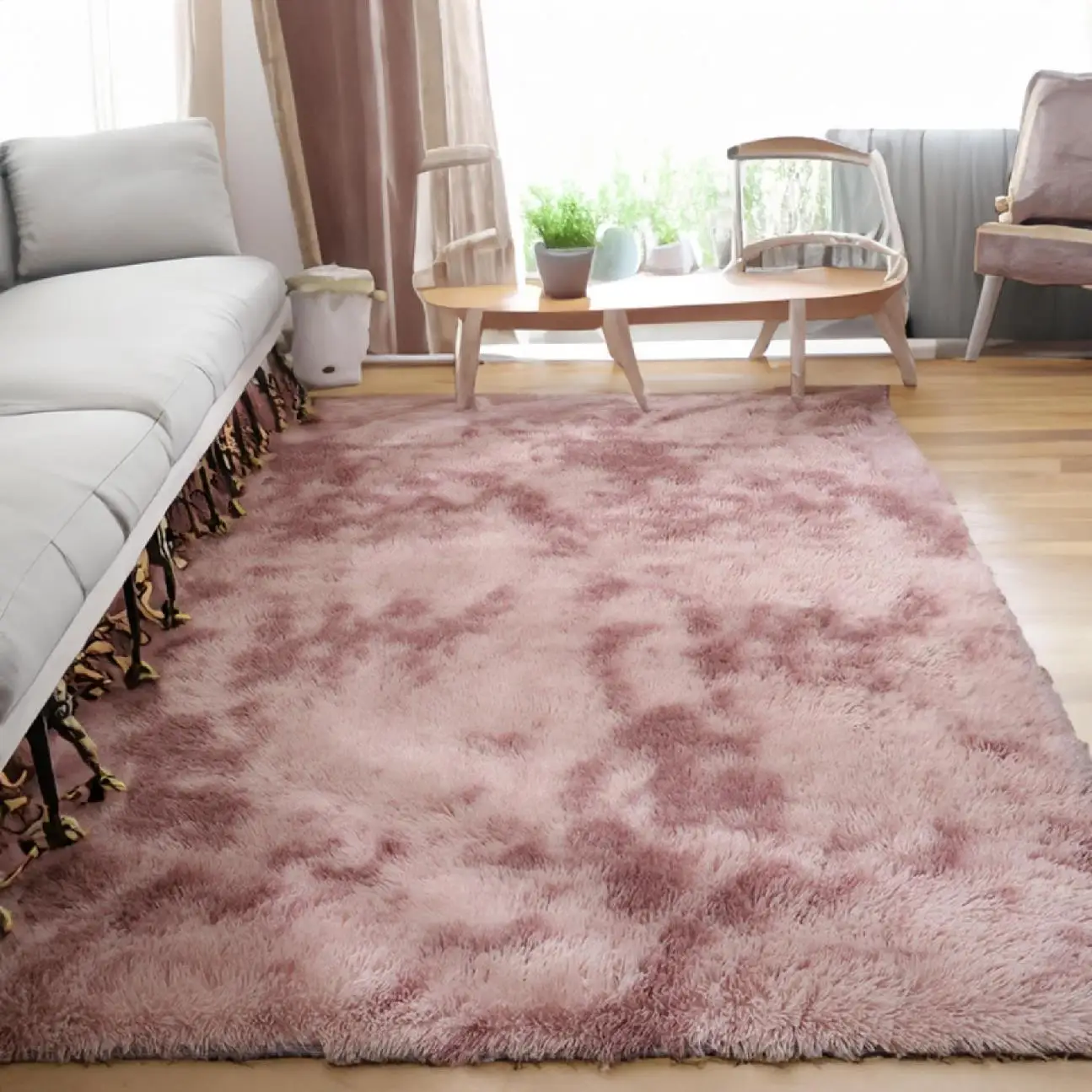 Carpets And Rugs Prices Customized Color Size Luxury Rabbit Fur Rugs Shaggy Faux Animal Fur Floor Carpet For Living Room Bedroom