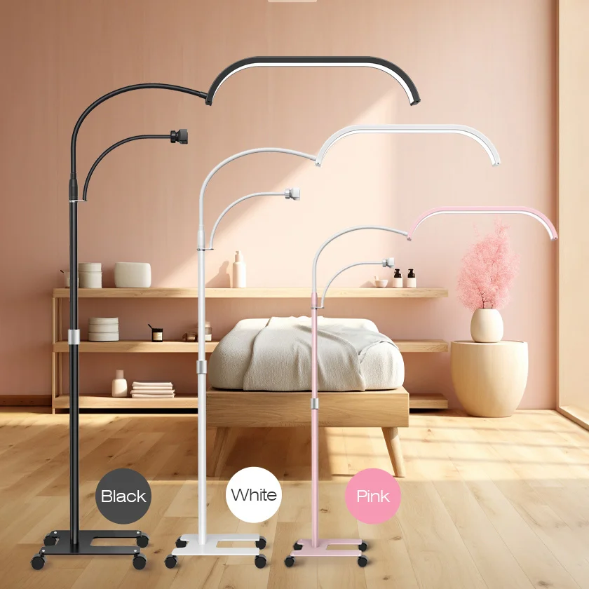 High Bright Led Half Moon Lamp For Eyelashes Extension Factory Wholesale Profession Moon Ring Light