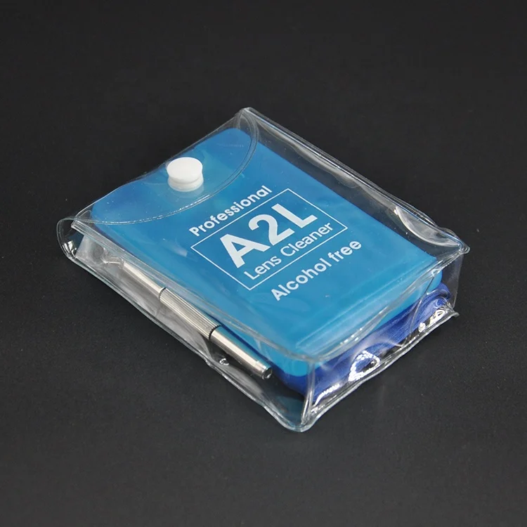 
Hot selling glasses cleaning liquid independent packaging with cleaning cloth 