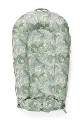 Lucklulu Deluxe+ Dock - The All in One Portable & Lightweight Baby Lounger - Suitable from 0-8 Months (Pristine White)