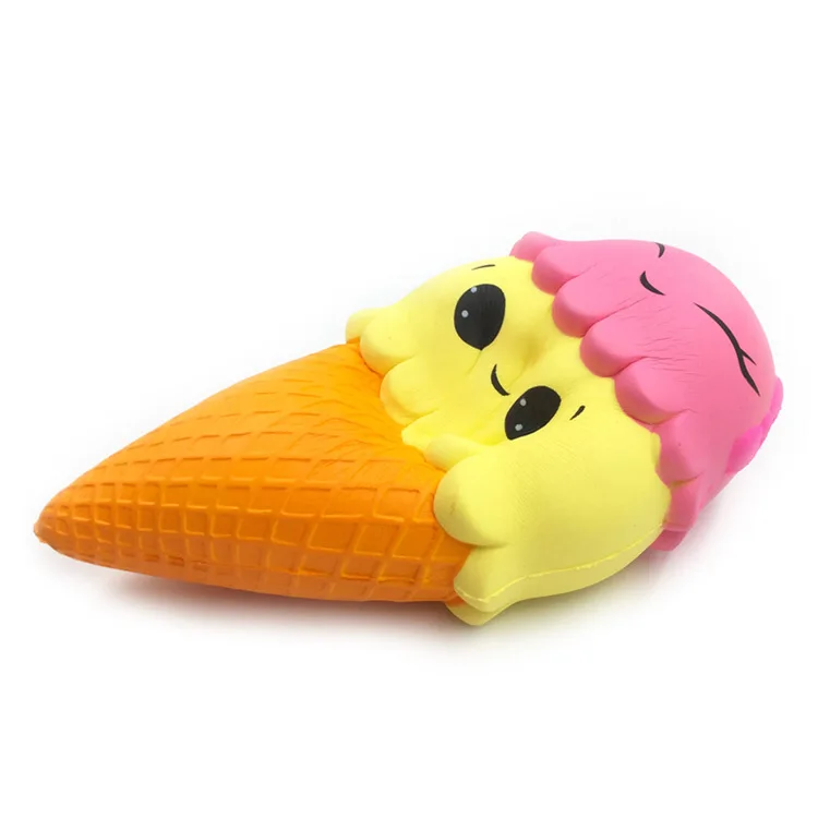New Hot Sale Squishies Jumbo Ice Cream Kawaii Soft Squishy Slow Rising Stress Relief Squeeze Toys