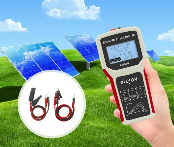 Latest Universal automatic EY800W LCD show Solar Panel MPPT Tester Photovoltaic Panel 800W Power Supply Digital Multimeter