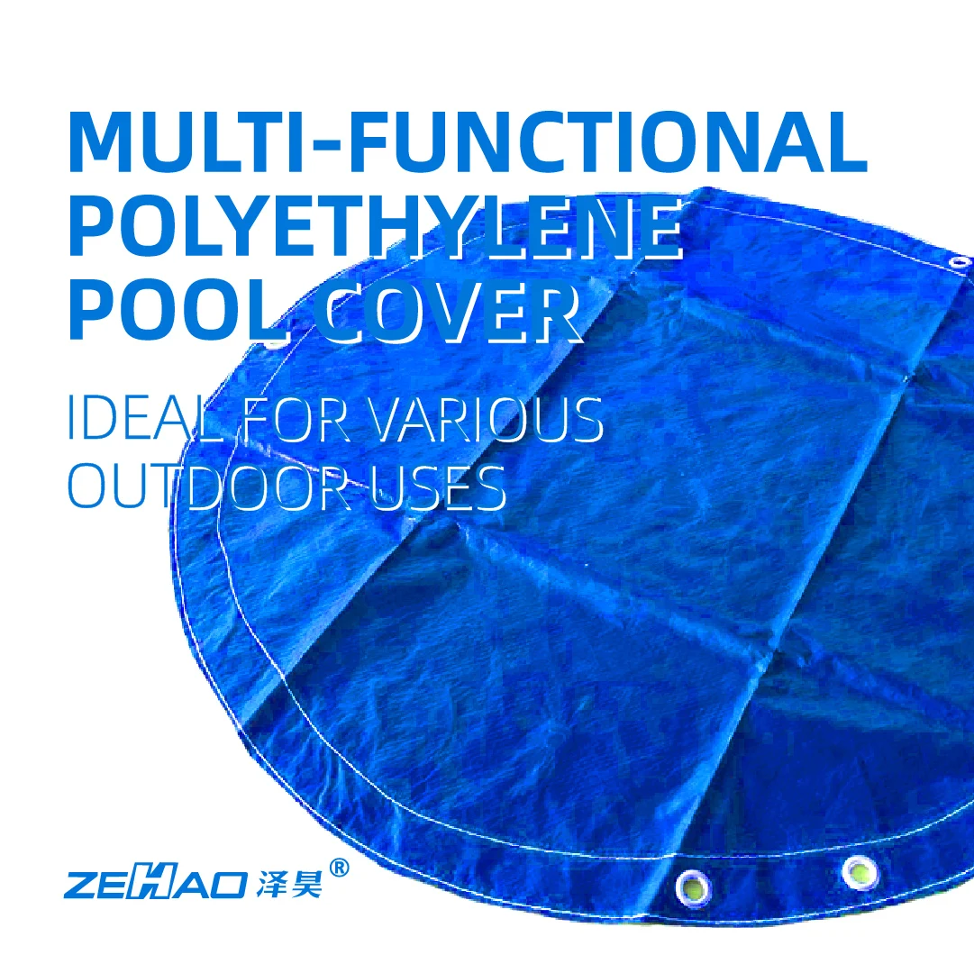 Above Ground Pool Cover Round Tarp PE Swimming Pool Cover