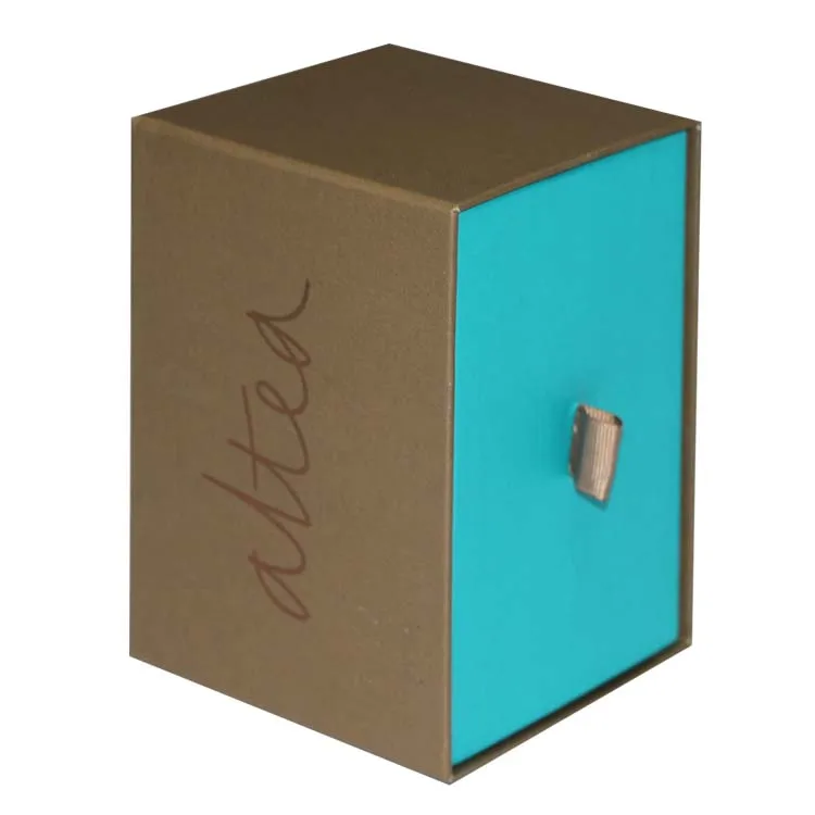 High Quality Custom Printing Luxury Sliding Box With Ribbon Rope Gift Drawer Box Packaging