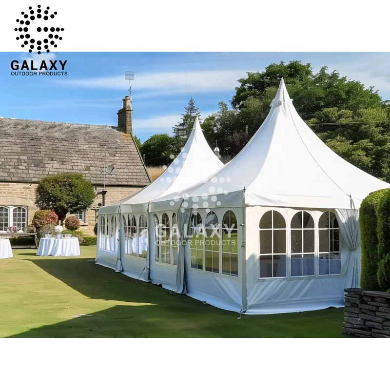 Well-ventilated outdoor camping outdoor 3-4 persons canopis or tent canopy 10x20 Gazobo Tent With Side Wall and Window