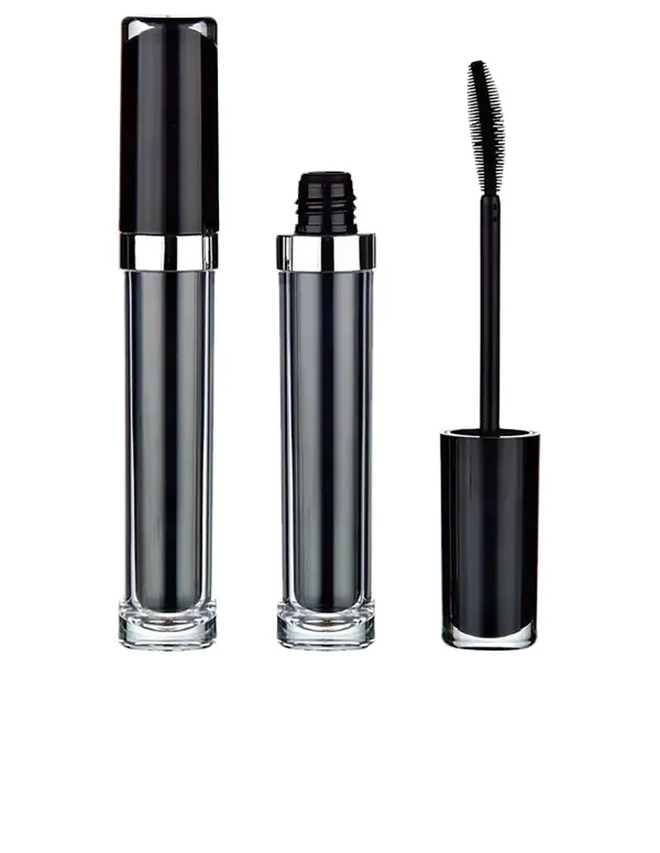 Inner painting grey  9.5ml Empty Mascara Tube with Eyelash Wand, Eyelash Cream Container Bottle with Funnels Transfer Pipettes