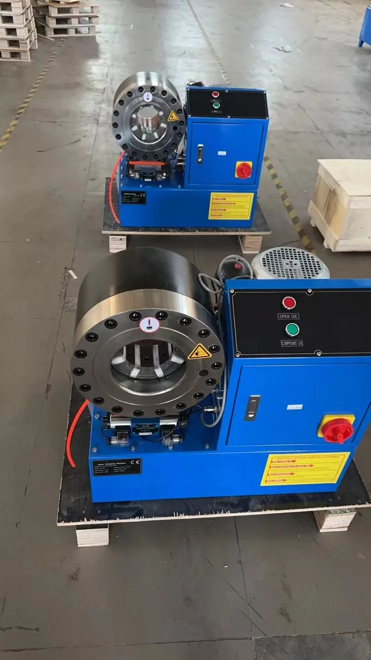 Good Quick speed high efficiency 1/8-1.5' high power hydraulic hose pressing machine P32 brake pipe crimping machine