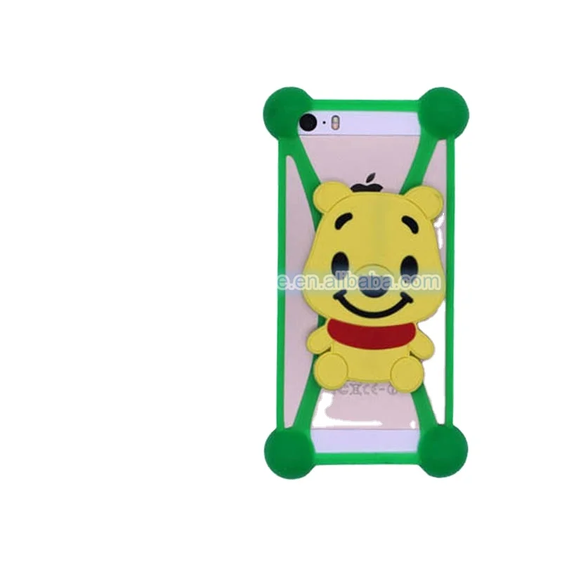 3D Cartoon Cheap Price High Quality Liquid Silicone Universal Mobile Phone Case