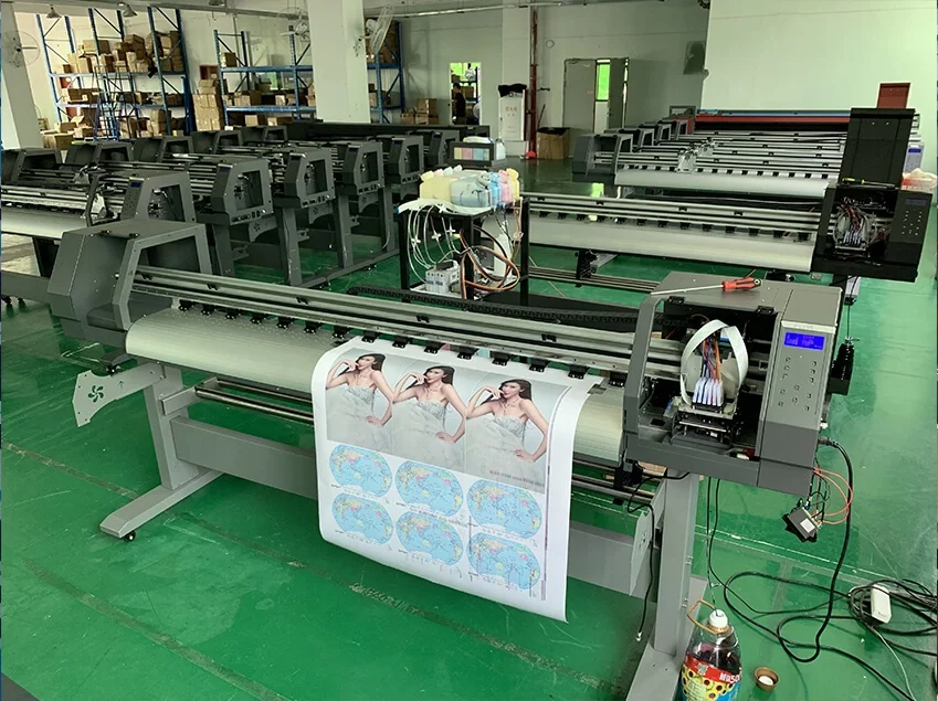 FUNSUN 1800B 1.8m Inkjet Large Format Fast speed advertising billboard Flex printing machine