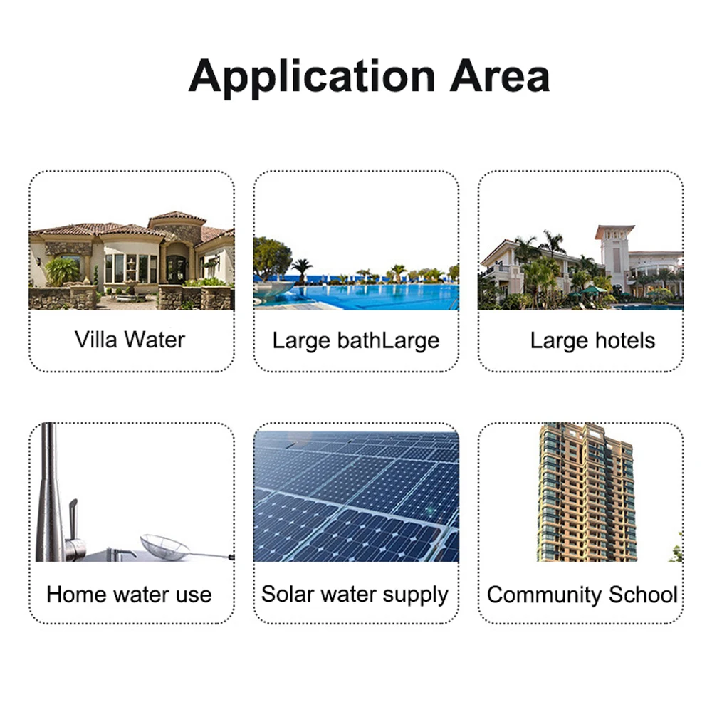Horizontal constant pressure vfd control 2L pressure tank head 65m SS304 single stage Booster water pump