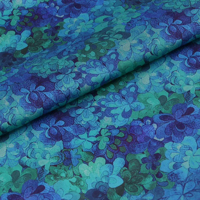 Flower Poplin Cotton Fabric Liberty Of London Print fabric