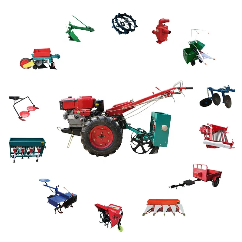  Мини ходьба tractor12-22hp с высоким качеством и конкурентоспособной идущий сзади тракторы-натриевый вкладыш