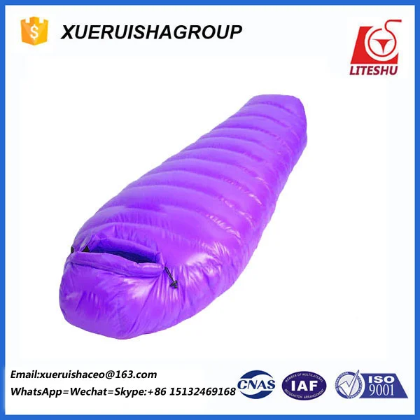 90% white duck down mummy sleeping bag outdoor camping sleeping bag