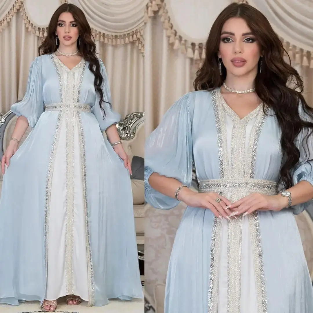New Design Traditional Muslim Clothing Dress Women Turkey Dubai Abaya Islamic With Dresses