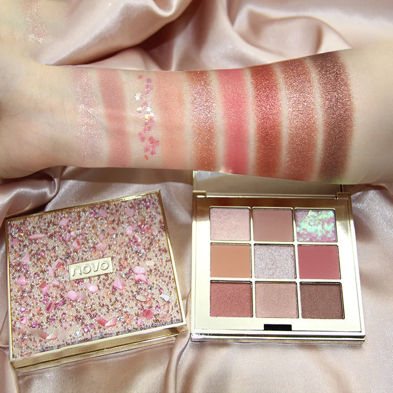 oem wholesale makeup 9 color eyeshadow palette private label 9 color eye shadow