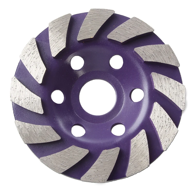 stone polish segmented turbo diamond cup grinding wheel