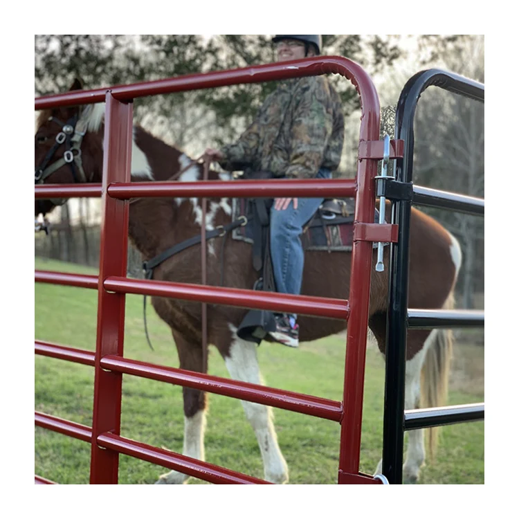 High quality factory supply australia standard 12ft galvanized farm yard livestock cow cattle fence panels for sale