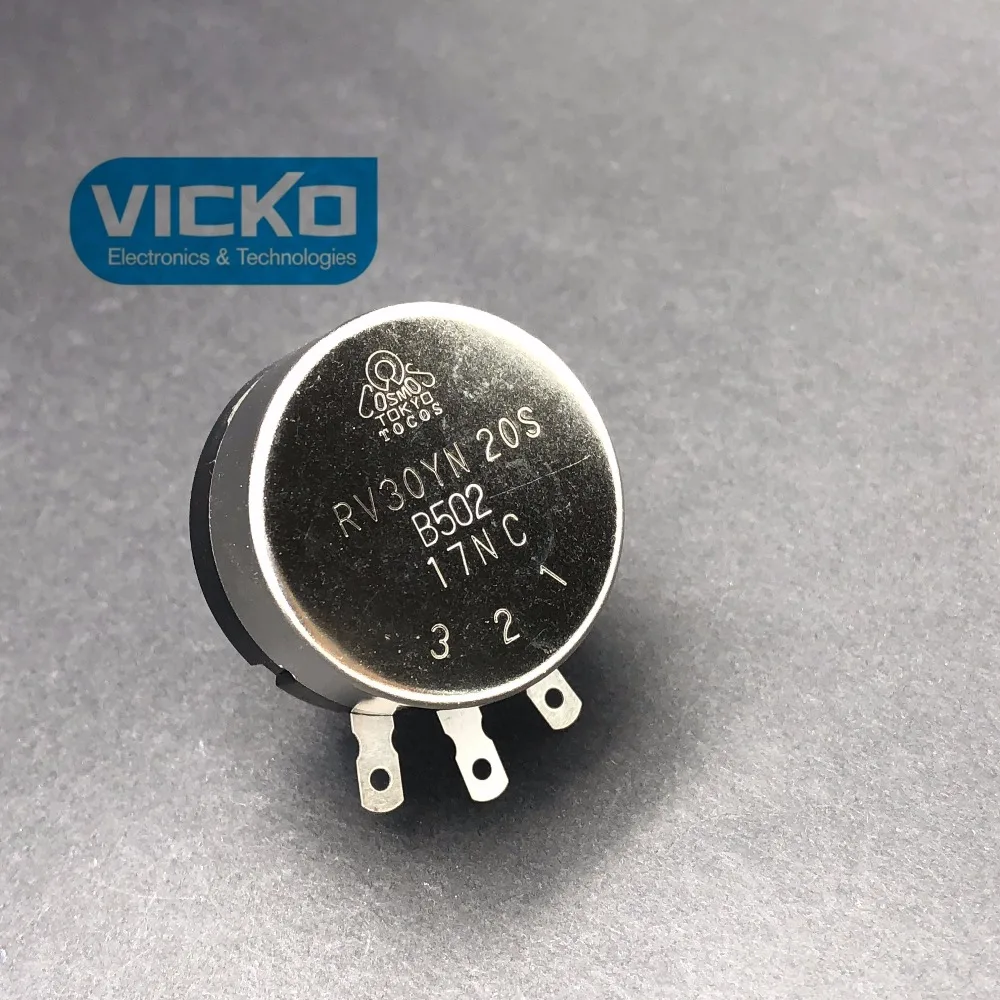 Оригинальный японский потенциометр TOCOS RV30YN20S RV30YN 20S B102 B502 B1K 20 мм 20F ось 1K 2k 5k 10k 20k 50k