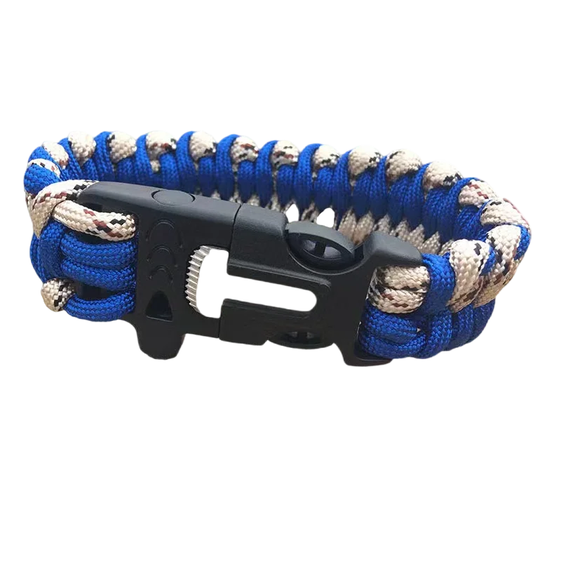 New Design High Strength paracord braided survival bracelet