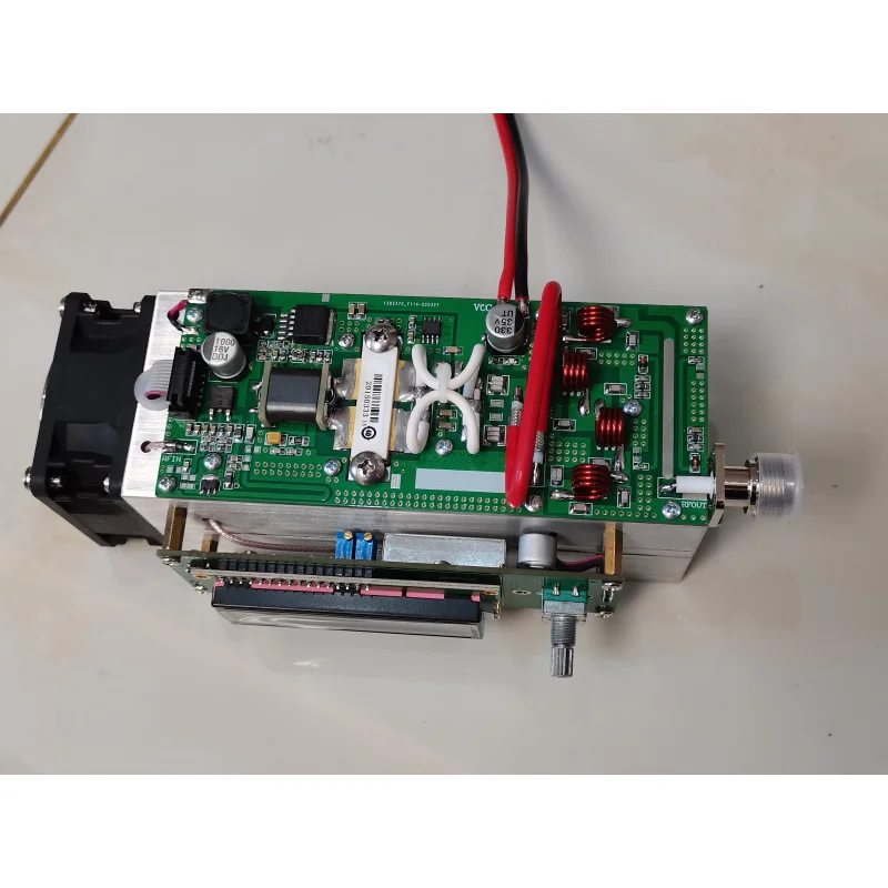 Packbox в собранном виде 120W Регулируемый 87 5-108 МГц FM передатчик радиостанции Ham полная защита дизайн Поддержка SD