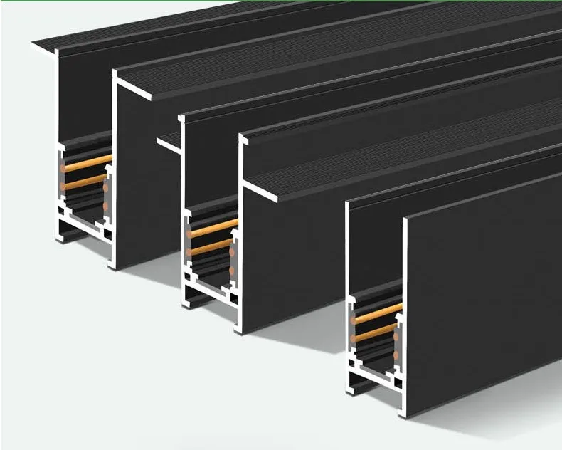 New Trend Modern Surface Mounted 48v Low Voltage Track System Magnet Light Led Magnetic Track Light For Home Office
