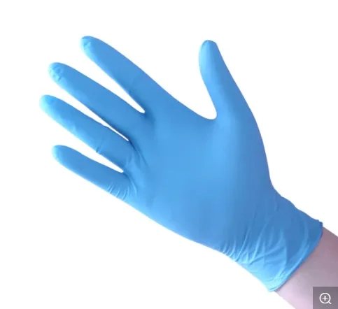 100 Box Wholesale Manufacturers Coated Cheap Prices Blue Examination Disposable Black Nitrile Gloves Medical Powder Free