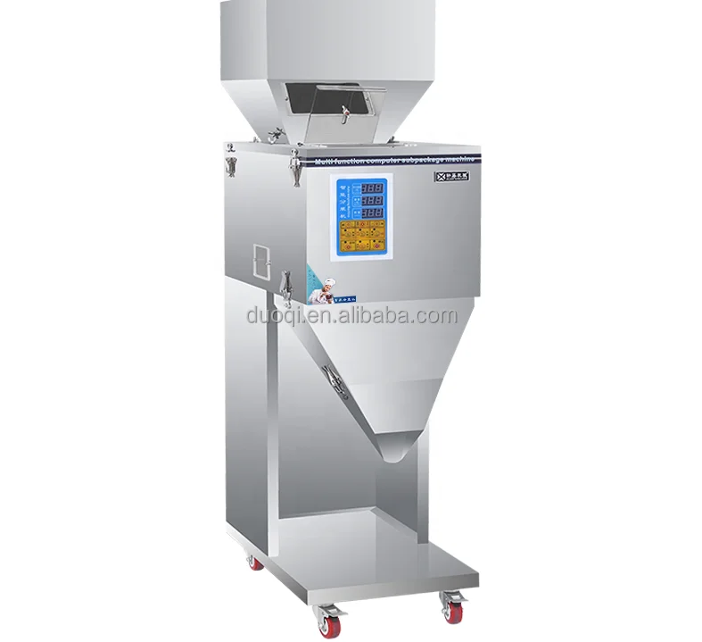 Semi-auto Simple Powder Pouch Bag Weighing Filling Machine Semi Automatic Food Granule Spice Single Head Powder Filling Machine