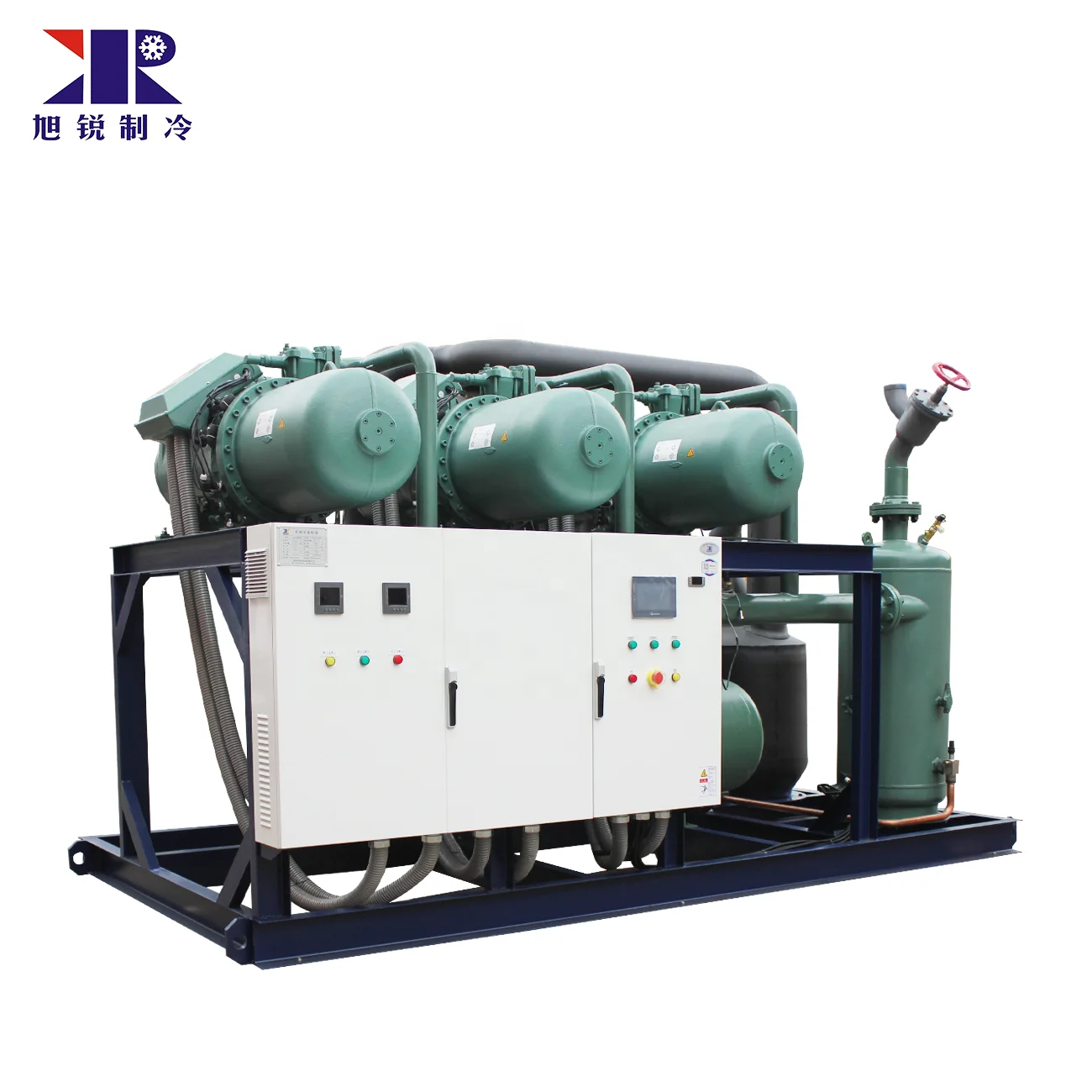 С воздушным охлаждением средней и высокой температуры CSH8553-110 3 комплекта параллельности винтовой компрессор компрессорно-конденсаторный агрегат блок конденсатора охлаждения стеллажи для выставки товаров
