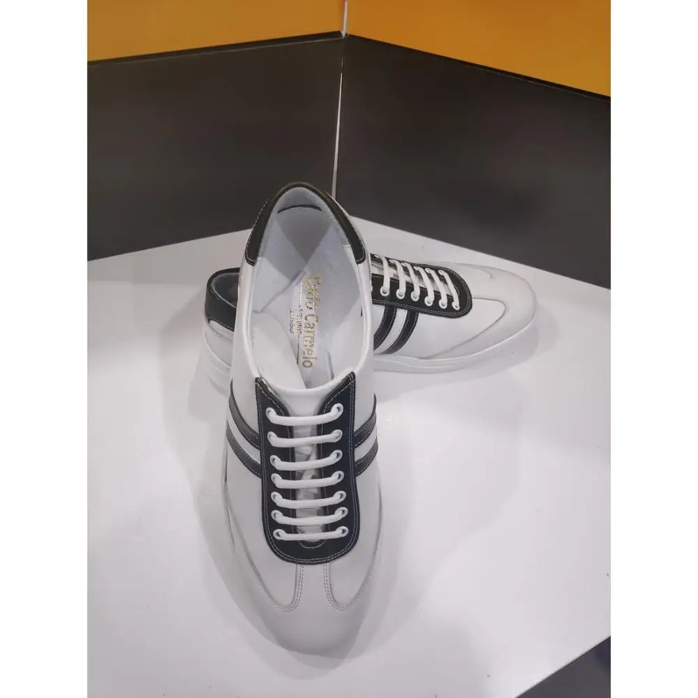 Luxury fashion sneakers cool big size first black men leather shoes Turkey