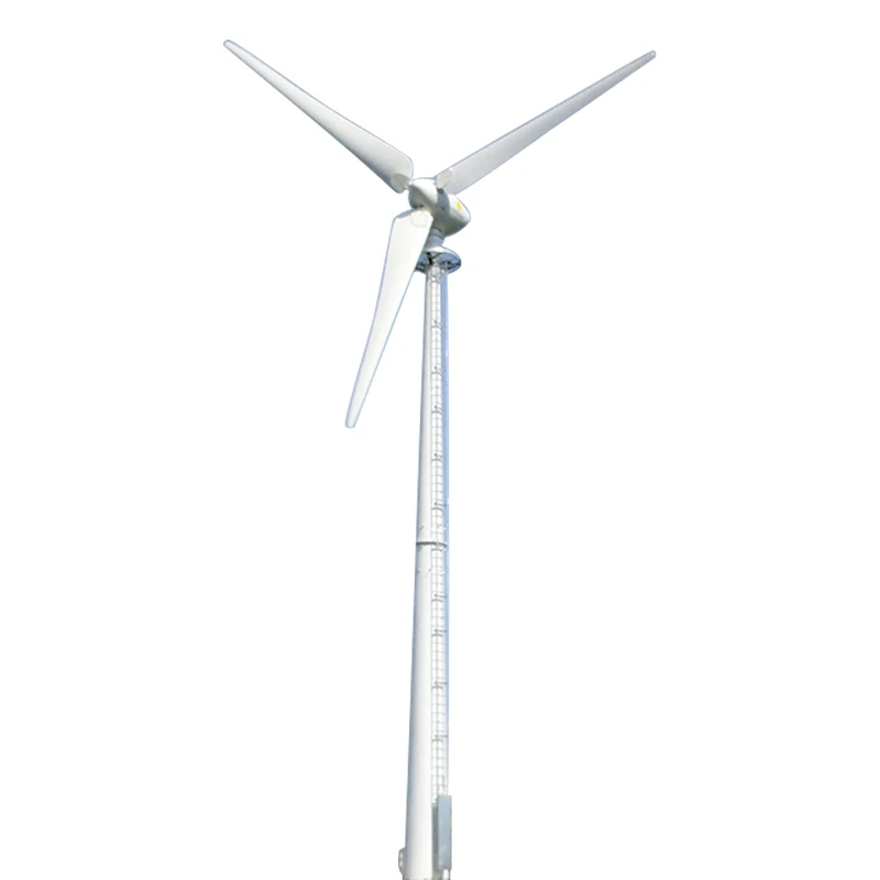Three Phase 380V 420V 100kw Horizontal Axis Wind Generator Turbine