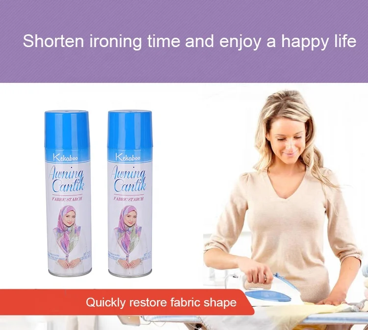 2022 Latest Ironing Spray Clothes Stiffen Wrinkle Removal Aerosol Starch