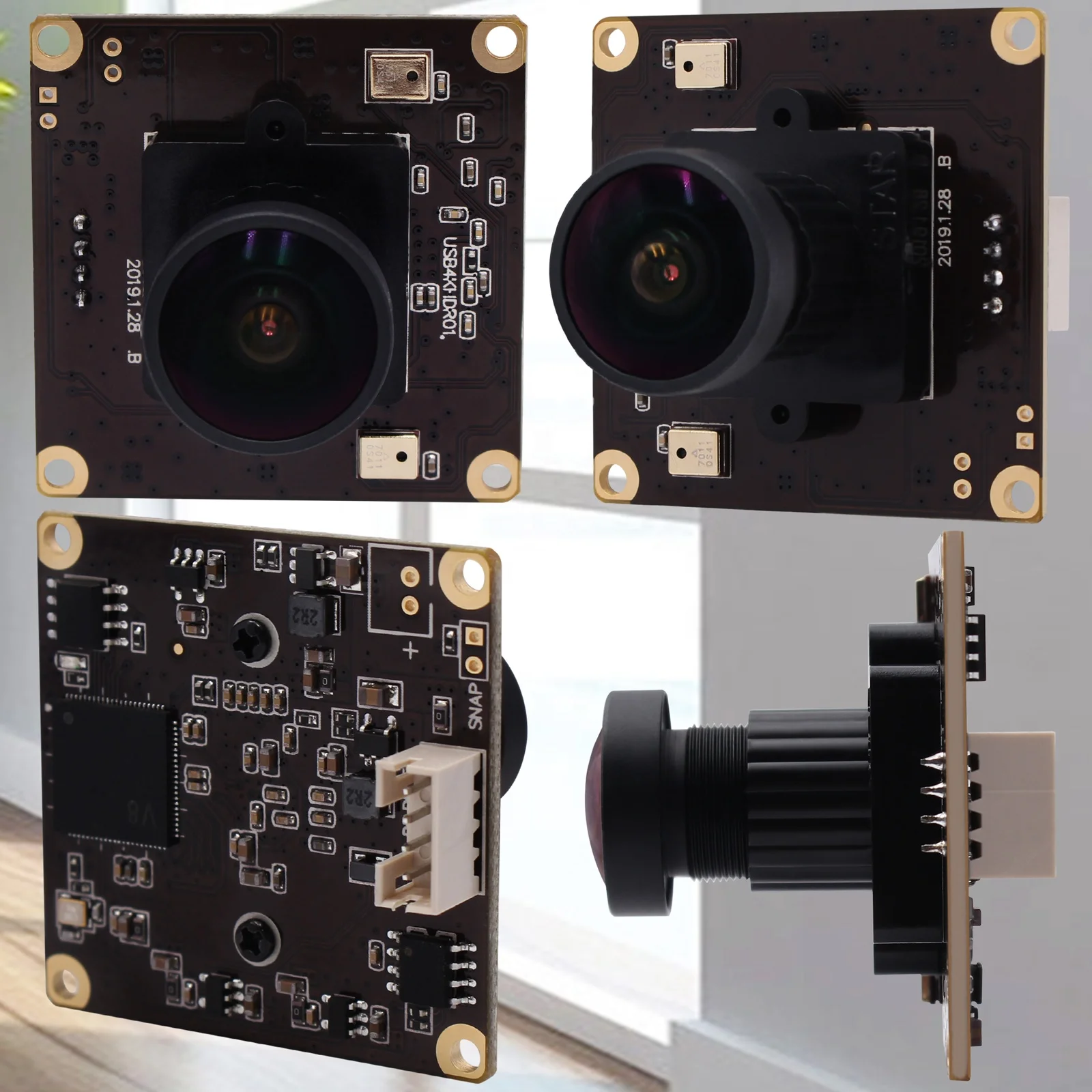  Камера ELP 4K с датчиком Sony HD модуль камеры объектив «рыбий глаз» углом обзора 170 градусов USB-камера микрофоном и веб-камерой для
