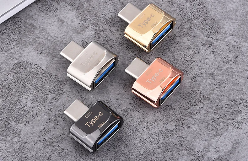  Otg считыватель 3 0 адаптер с подвесной цепью Type-C к Usb мобильный кредитных