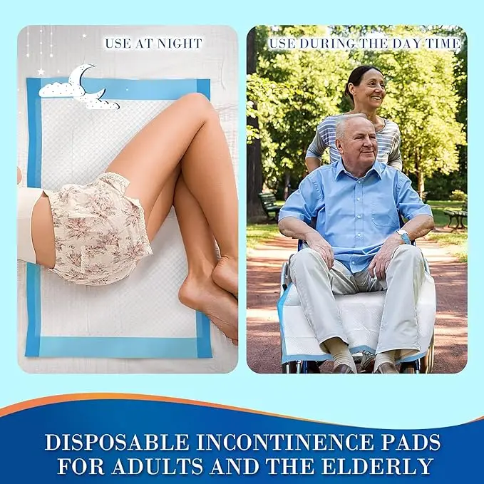 Leak prevention Disposable Adult Elderly Urine Incontinence Absorbent Changing Pads Incontinence Bed Under Nursing Pad Diaper