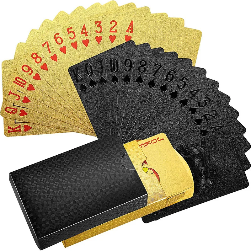 100% Pure New Waterproof PVC Custom Plastic Playing Cards