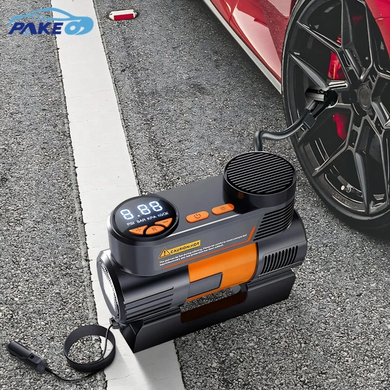 Mini Electric Air Pump 12V Digital Large Display Tire Inflator Portable Air Compressor Long battery life New Item Source Price