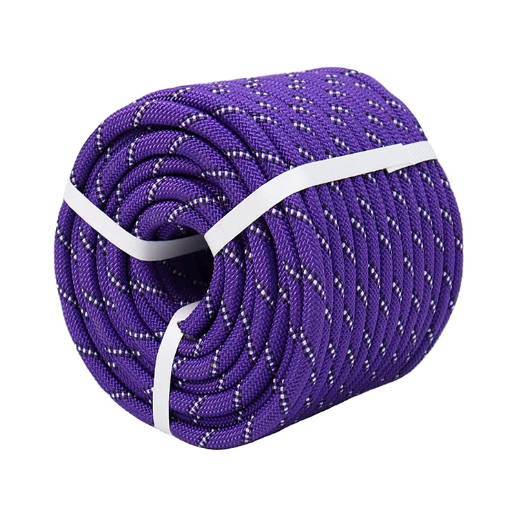 8mm 10.5mm 12mm 14mm 16mm Braided Polyester Arborist Rigging Rope Strong Pulling Rope Sailing Camping Swings Climbing Rope